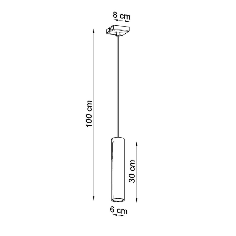 Hanglamp LAGOS 1 chroom