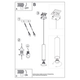 Hanglamp LAGOS 1 chroom