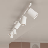 Minimalistische witte Kroonluchter LEMMI 6