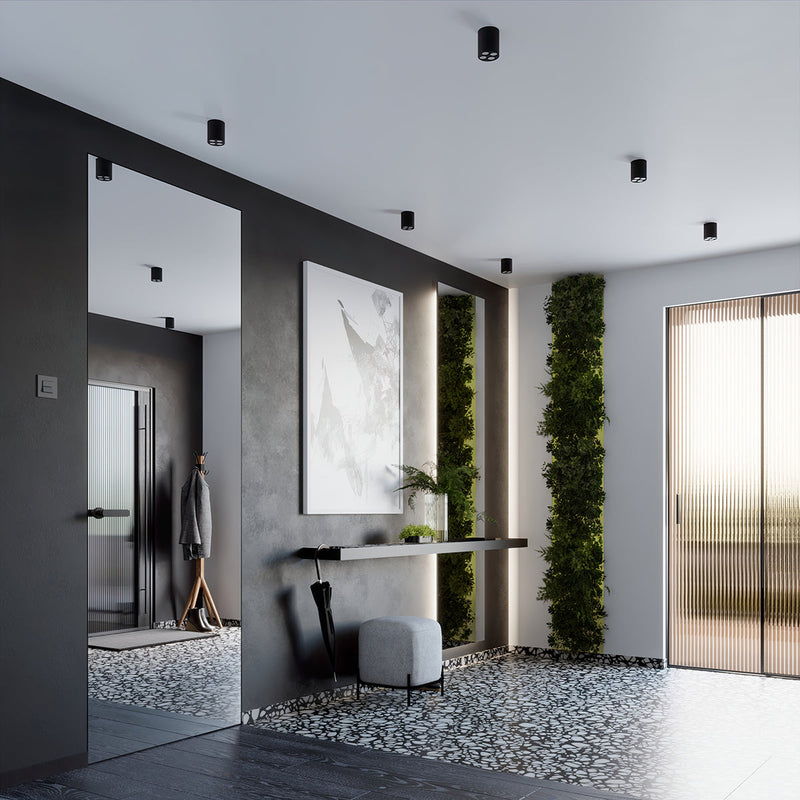 Plafondlamp ZOE zwart LED