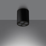 Plafondlamp ZOE zwart LED