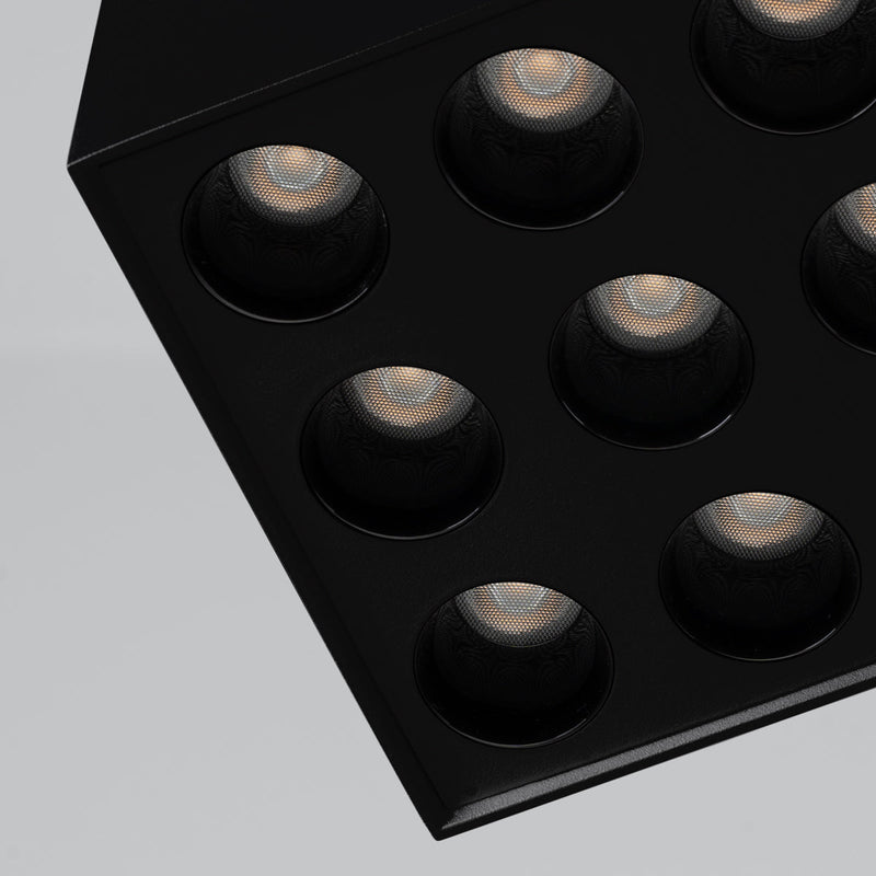Plafondlamp OZZY zwart LED