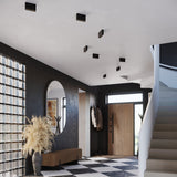 Plafondlamp SOLE zwart LED