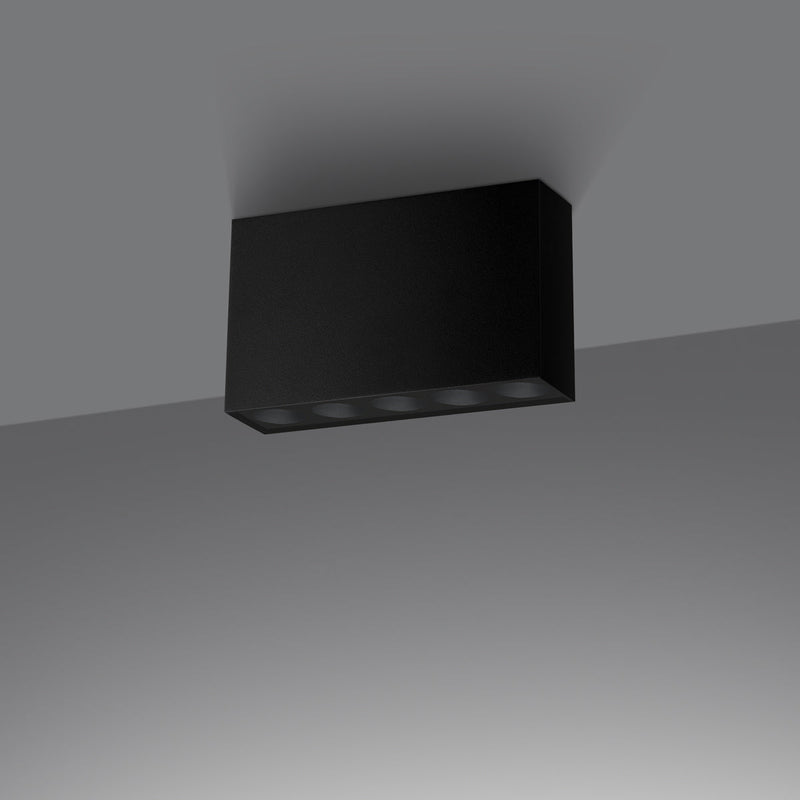 Plafondlamp SOLE zwart LED