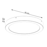 Plafondlamp ONYX 40 zwart LED 3000K