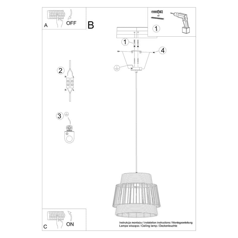 Hanglamp BRILO