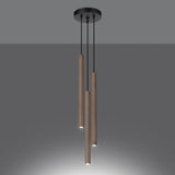 Hanglamp PASTELO 3P hout