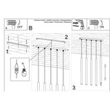 Hanglamp PASTELO 5L hout