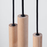 Hanglamp PASTELO 5P hout