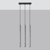 Hanglamp PASTELO 3L beton