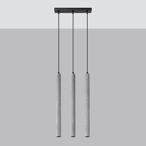 Hanglamp PASTELO 3L beton