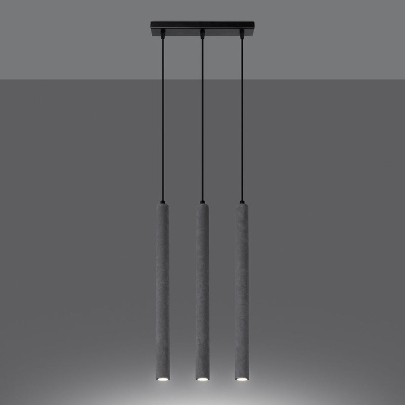 Hanglamp PASTELO 3L beton