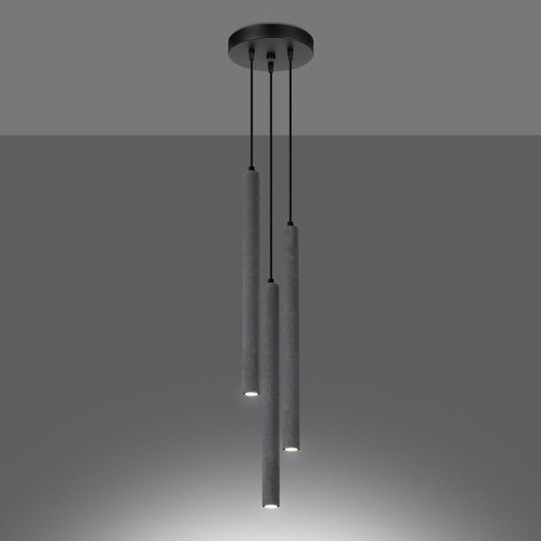 Hanglamp PASTELO 3P beton