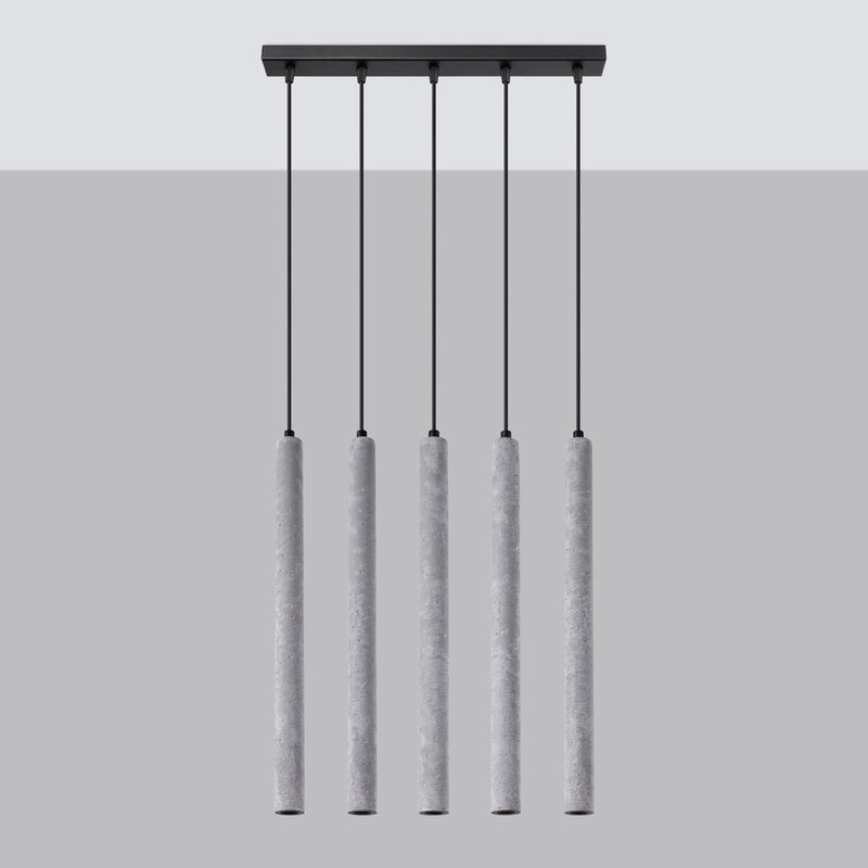 Hanglamp PASTELO 5L beton