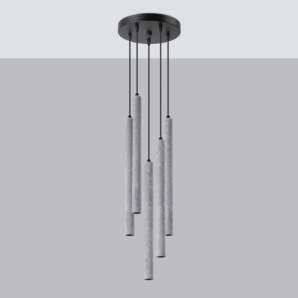 Hanglamp PASTELO 5P beton