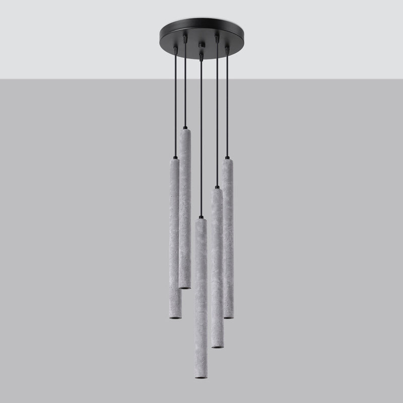 Hanglamp PASTELO 5P beton