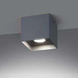 Industrieële Plafondlamp HATI grijs