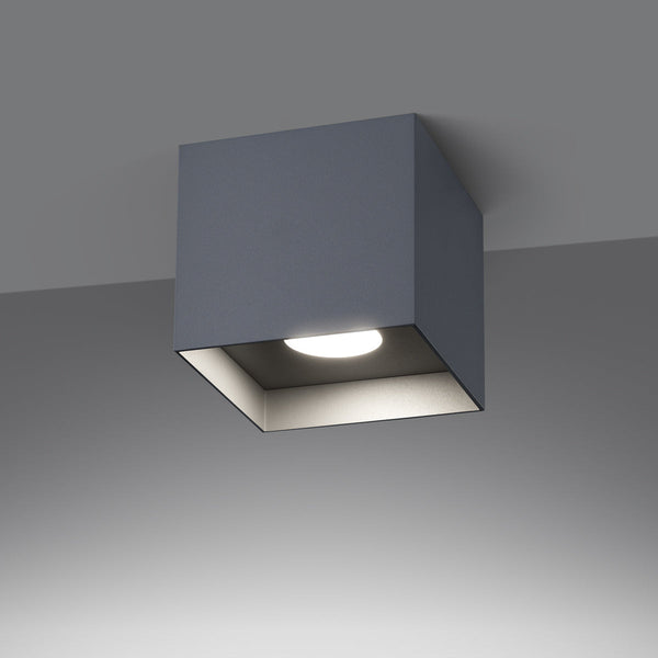 Industrieële Plafondlamp HATI grijs