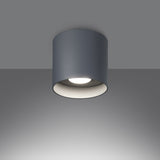Plafondlamp MIKA grijs