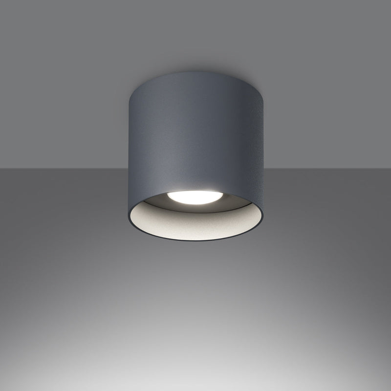 Plafondlamp MIKA grijs