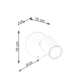 Wandlamp VERDO wit