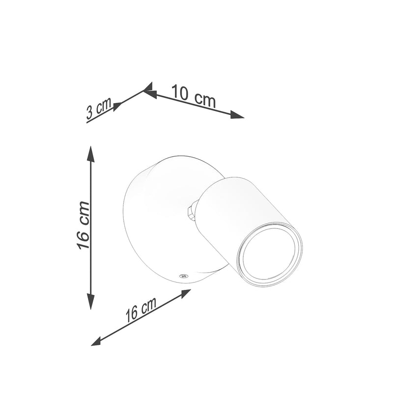 Wandlamp VERDO wit
