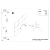 Wandlamp VERDO wit