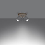 Plafondlamp VERDO 3P wit