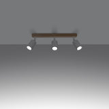 Plafondlamp VERDO 3L wit