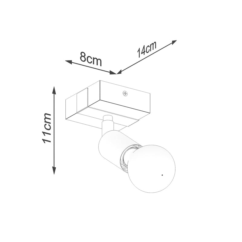Wandlamp ZUCA zwart