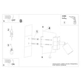 Wandlamp ZUCA zwart