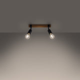Plafondlamp ZUCA 2 zwart