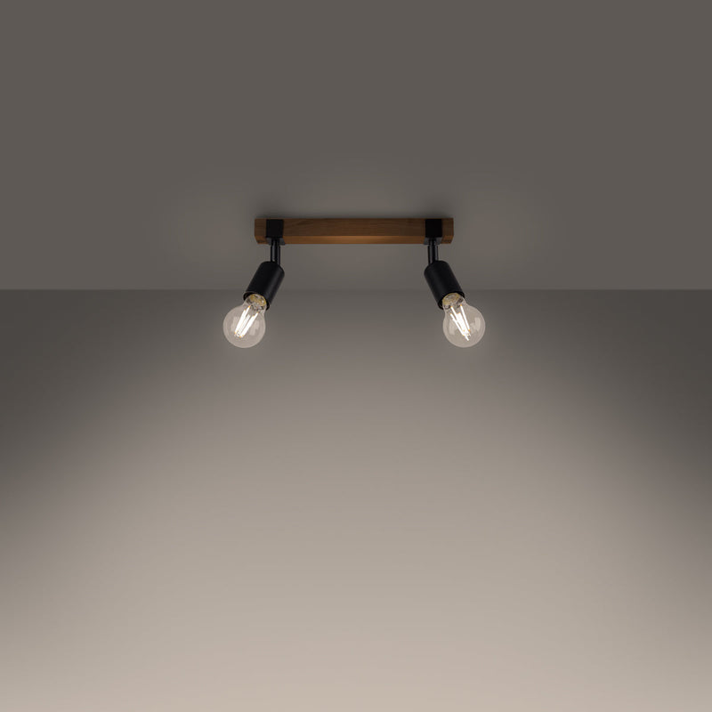 Plafondlamp ZUCA 2 zwart