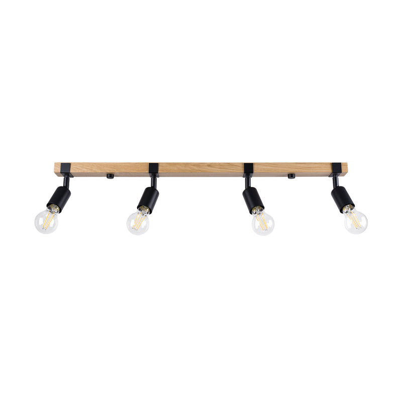 Plafondlamp ZUCA 4 zwart