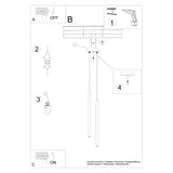 Hanglamp PASTELO 2 wit