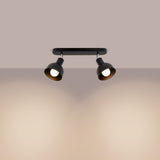 Plafondlamp ELBA 2 zwart