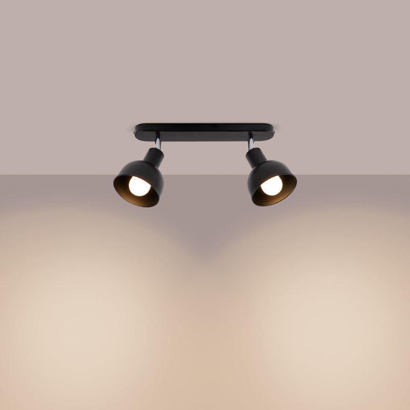 Plafondlamp ELBA 2 zwart