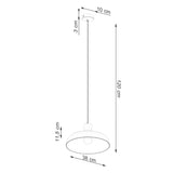 Hanglamp INDY wit