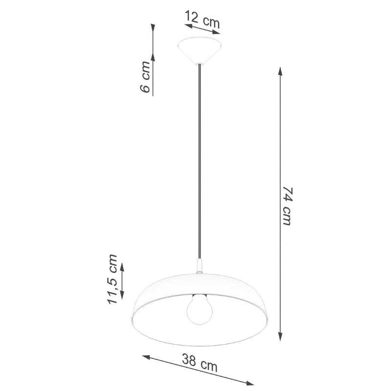 Hanglamp GINA zwart