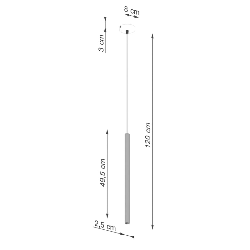 Hanglamp ARCHE 1 wit