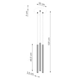 Hanglamp ARCHE 3P wit