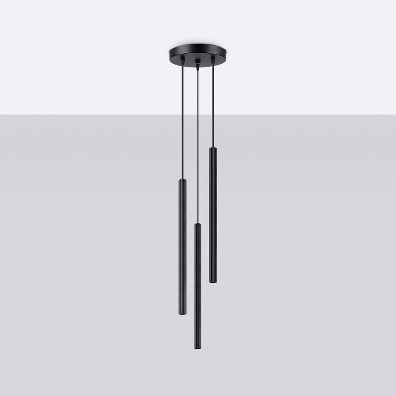 Hanglamp ARCHE 3P zwart