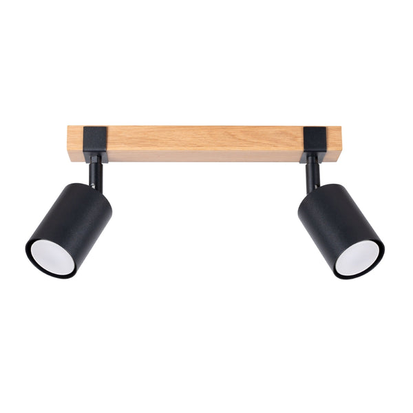 Plafondlamp FAGER 2 zwart