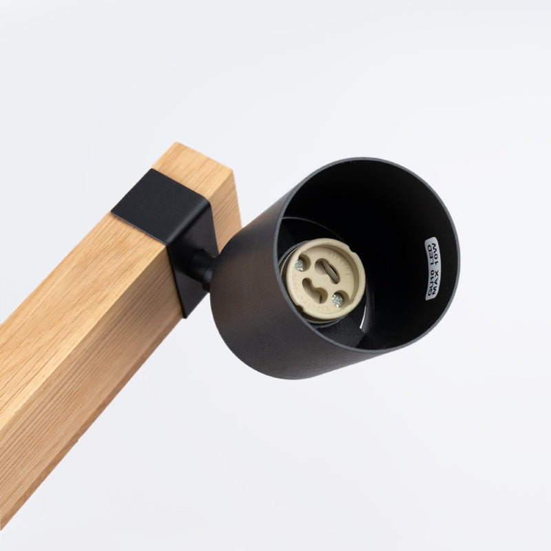 Plafondlamp FAGER 4L zwart
