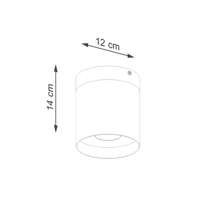 Plafondlamp RIF wit