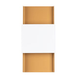 Wandlamp DURLIN goud/wit