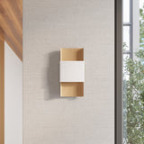 Wandlamp DURLIN goud/wit