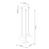 Hanglamp HYPERION 1 wit