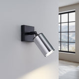 Wandlamp WINX zwart/chroom