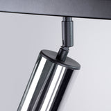 Plafondlamp WINX 6L zwart/chroom